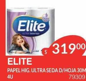 Masivos Elite papel hig ultra seda d hoja oferta