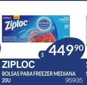 Masivos Ziploc bolsas para freezer mediana oferta