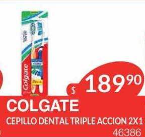 Masivos Colgate cepillo dental triple accion oferta