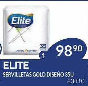 Masivos Elite servilletas gold diseño oferta