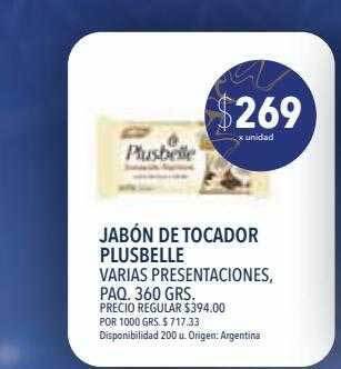 Supermercados Vea Jabón de tocador plusbelle oferta