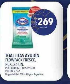 Supermercados Vea Toallitas ayudín oferta
