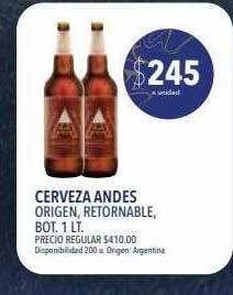 Supermercados Vea Cerveza andes oferta