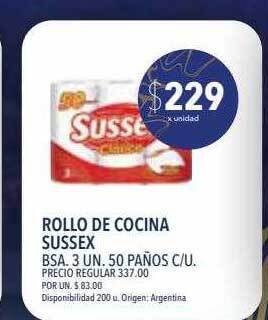 Supermercados Vea Rollo de cocina sussex oferta