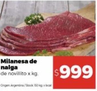Disco Milanesa de Nalga oferta