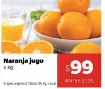 Disco Naranja Jugo oferta