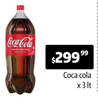 Autoservicio Capo Coca Cola x 3 Lt oferta