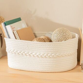 Arredo Contenedor algodón oval grande oferta