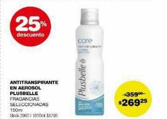 Atomo Conviene Antitranspirante en aerosol plusbelle 25% descuento oferta