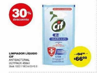 Atomo Conviene Limpiador liquido cif 30% descuento oferta