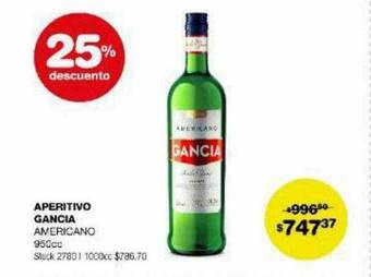 Atomo Conviene Aperitivo gancia americano 25% descuento oferta