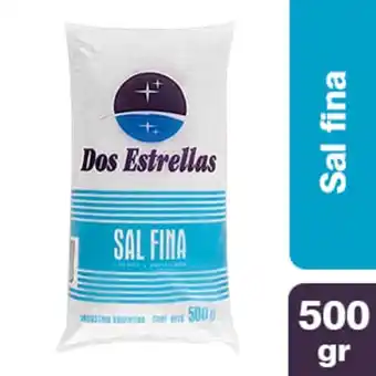 Supermercados Comodin Sal fina dos estrellas poli x 500 gr oferta