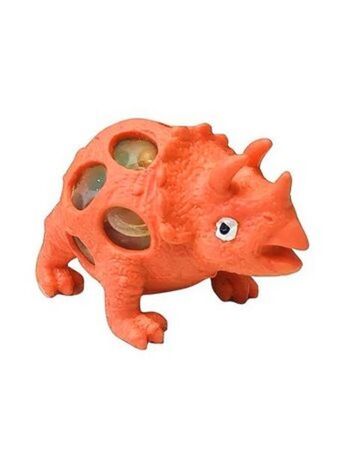El Mundo del Juguete Muñeco dinosaurio squishy triceratop naranja original oferta