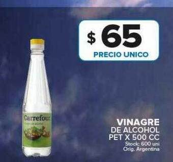 Carrefour Maxi Vinagre de alcohol pet oferta