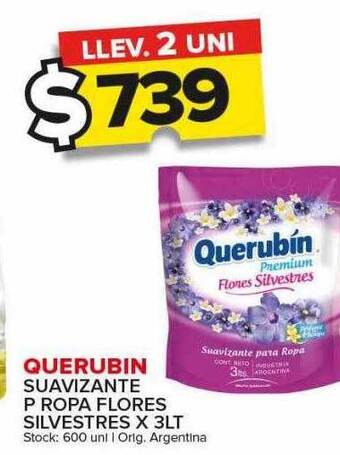Carrefour Maxi Querubin suavizante p ropa flores silvestres oferta