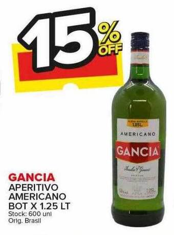 Carrefour Maxi Gancia aperitivo americano bot oferta