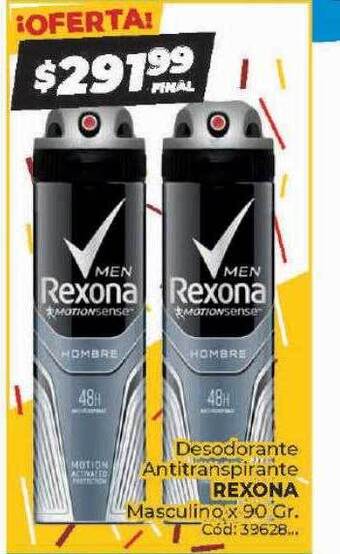 Diarco Desodorante antitranspirante rexona oferta