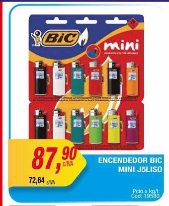 Maxiconsumo Encendedor bic mini j5liso oferta