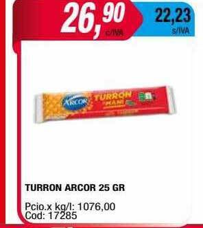 Maxiconsumo Turron arcor oferta