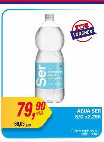 Maxiconsumo Agua ser s g oferta