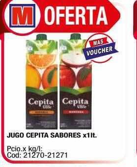 Maxiconsumo Jugo cepita sabores oferta