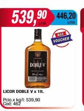 Maxiconsumo Licor doble v oferta