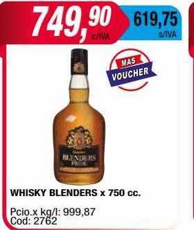 Maxiconsumo Whisky blenders oferta