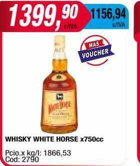 Maxiconsumo Whisky white horse oferta