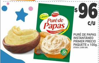 Supermercados Malambo Puré de papas instantáneo primer precio paquete oferta