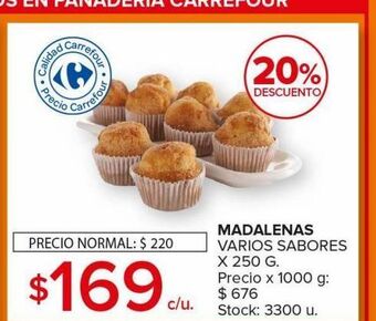 Carrefour Maxi Madalenas oferta