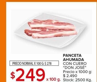 Carrefour Maxi Panceta ahumada oferta