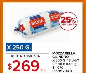 Carrefour Maxi Mozzarella cilindro oferta