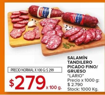 Carrefour Maxi Salamin tandilero picado fino oferta