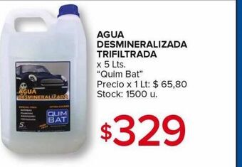 Carrefour Maxi Agua desmineralizada trifiltrada oferta