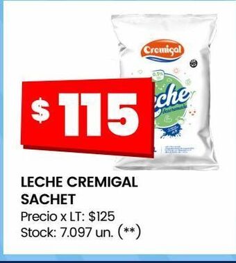 Changomas Leche cremigal sachet oferta