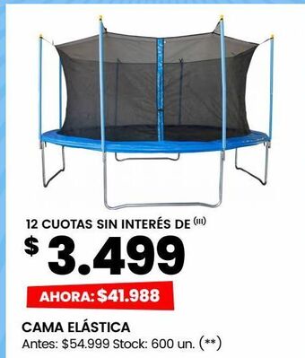 Changomas Cama elástica oferta