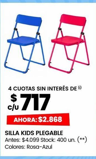 Changomas Silla kids plegable oferta