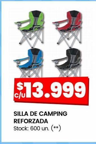 Silla de camping reforzada