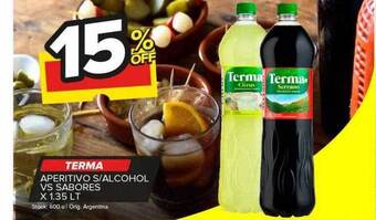 Carrefour Maxi Terma aperitivo s alcohol vs sabores oferta