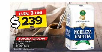 Carrefour Maxi Nobleza gaucha yerba mate suave oferta