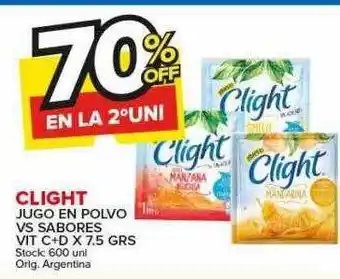 Carrefour Maxi Clight jugo en polvo vs sabores vit c+d oferta