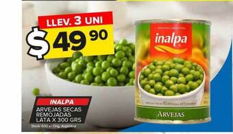 Carrefour Maxi Inalpa arvejas secas remojadas oferta