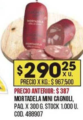 Coto Mortadela mini cagnoli oferta