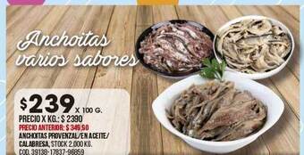 Coto Anchoitas provenzal en aceite calabresa oferta