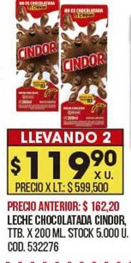 Coto Leche chocolatada cindor oferta