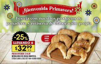 Coto Medialunas de grasa manteca oferta