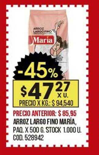 Coto Arroz largo fino maria oferta