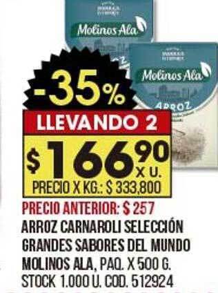 Coto Arroz carnaroli selección grandes sabores del mundo molinos ala oferta