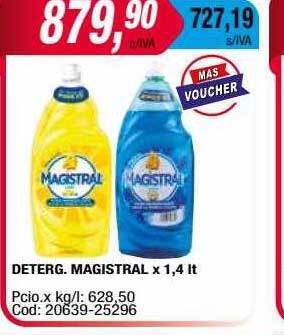 Maxiconsumo Deterg. magistral oferta