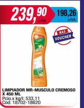 Maxiconsumo Limpiador mr-musculo cremoso oferta